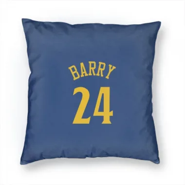 Royal Golden State Warriors Rick Barry   Pillow Cover (18 X 18)