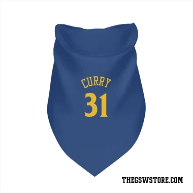 Royal Golden State Warriors Seth Curry   Dog & Cat Pet Bandana