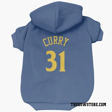 Royal Golden State Warriors Seth Curry   Dog & Cat Pet Hoodie