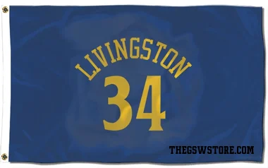 Royal Golden State Warriors Shaun Livingston   Flag (3 X 5)