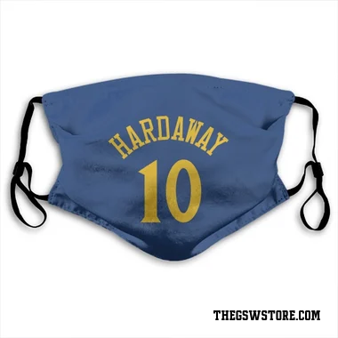 Royal Golden State Warriors Tim Hardaway   Face Mask
