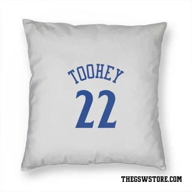 White Golden State Warriors Alex Toohey   Pillow Cover (18 X 18)