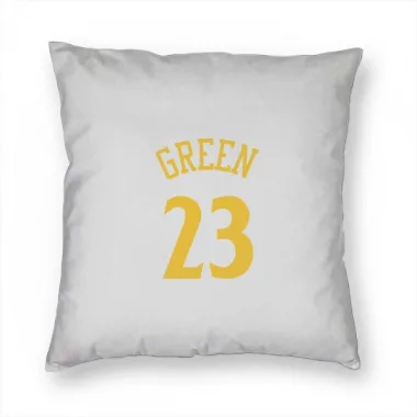 White Golden State Warriors Draymond Green   Pillow Cover (18 X 18)