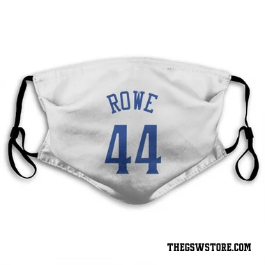 White Golden State Warriors Jackson Rowe   Face Mask
