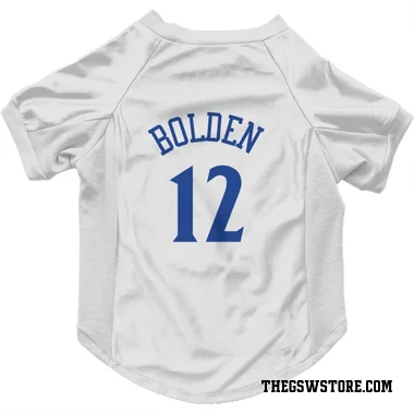 White Golden State Warriors Marques Bolden   Dog & Cat Pet Jersey