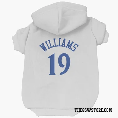 White Golden State Warriors Nate Williams   Dog & Cat Pet Hoodie