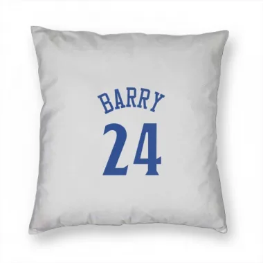 White Golden State Warriors Rick Barry   Pillow Cover (18 X 18)