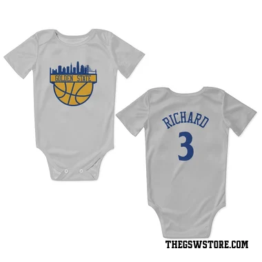 White Golden State Warriors Will Richard   Newborn & Infant Bodysuit